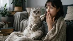 猫がお尻をついて座っている――それは「かわいい」だけではありません。見過ごしがちな隠れたサインなのです